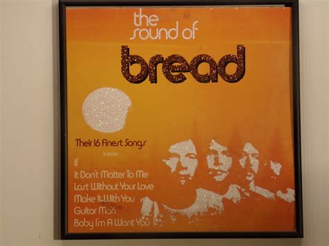 Glittered Record Album Bread the Sound of Bread - Etsy