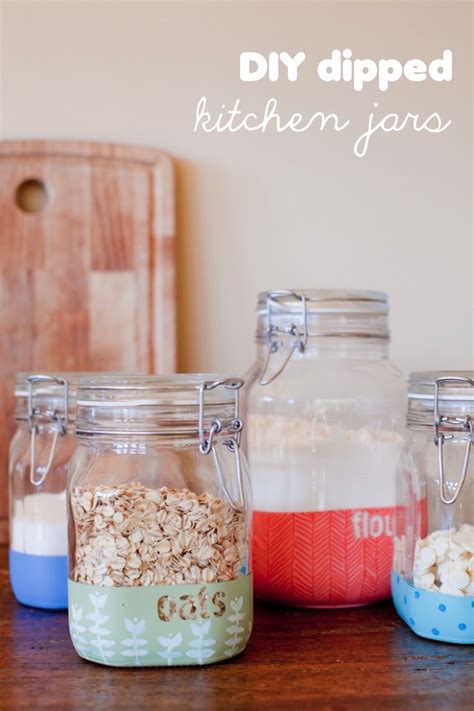 Custom Kitchen Jars - Mason Jar Crafts Love