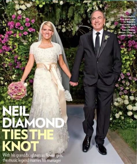 Katie and Neil Diamond | Celebrity wedding photos, Celebrity weddings, Neil diamond