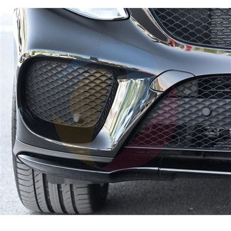 Gloss Black Front Right Bumper Molding Trim For Mercedes W C X