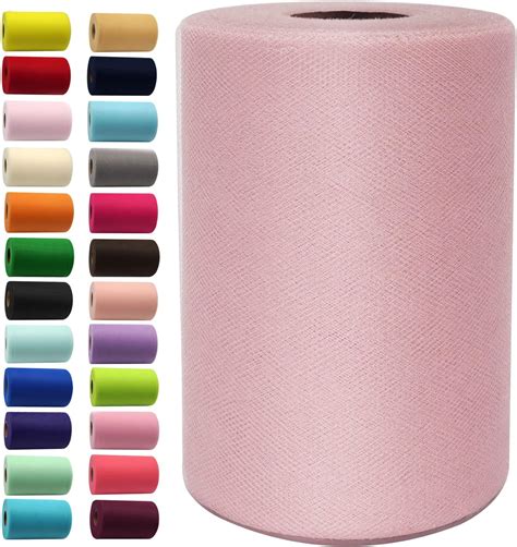 Amazon Dusty Rose Tulle Fabric Rolls 6 Inch By 100 Yards 300 Feet