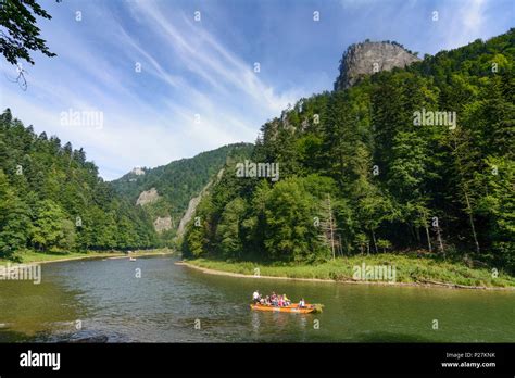 Pieniny National Park Dunajec River Gorge Wooden Raft Rafts Boat