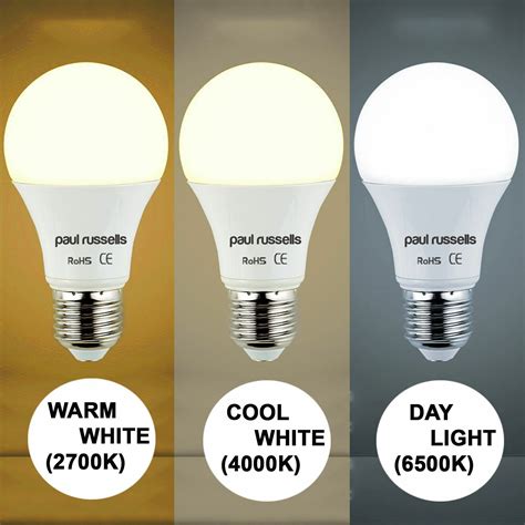 Warm White Cool White Daylight 5W 7W 12W LED 40 60W 100W GLS B22 E27