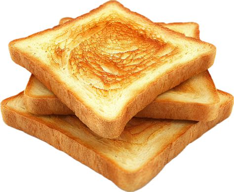 Stack Of Golden Brown Toasted Bread 45877816 Png