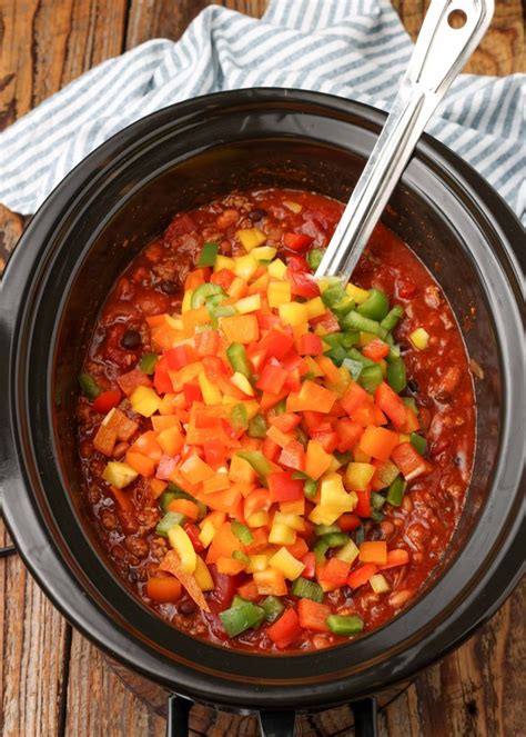 Bell Pepper Chili - Vegetable Recipes