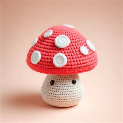 Crochet Mushroom Plant Amigurumi Pattern - Yours Patterns