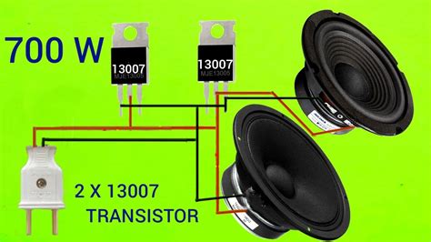 Diy Powerful Ultra Bass Amplifier X Transistor Youtube