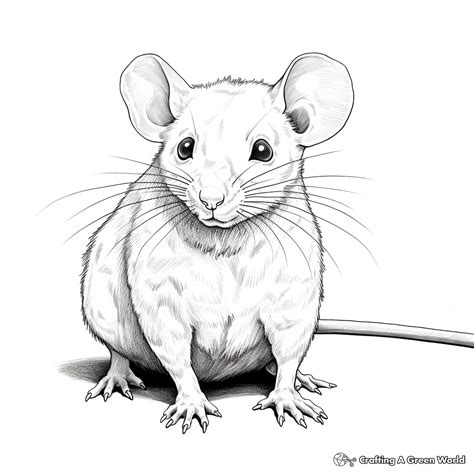 Rat Coloring Pages Free Printable