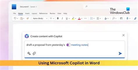 How To Use Microsoft Copilot In Word