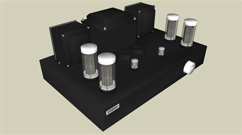 Valve Amplifier Pure Class A Another View 3d Warehouse