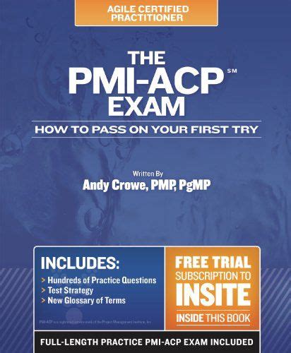 The PMI ACP Exam How To Pass On Your First Try Test Prep Series Andy