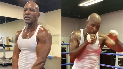 Evander Holyfield Muestra Su Impresionante Físico En Su Regreso Al Ring