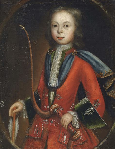 English School 18th Century Portrait Of A Boy Three Quarter Length