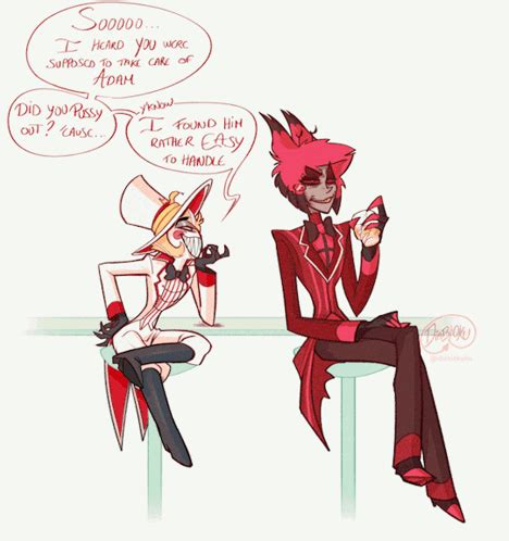 Alastor Hazbin Hotel Lucifer GIF - Alastor hazbin hotel Hazbin hotel ...