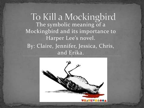 Ppt To Kill A Mockingbird Powerpoint Presentation Free Download Id