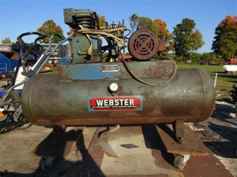 Webster Air compressor | Live and Online Auctions on HiBid.com