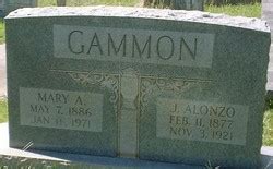 Mary A Gammon Find A Grave Memorial