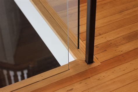 Close Up Of A Glass Balustrade Retrofit We Fabricated And Installed On