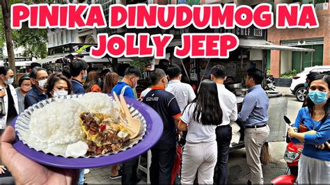 STREET FOOD MANILA PINIPILAHANG JOLLI JEEP SA MAKATI SISIG SA RADA