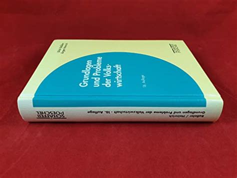 Grundlagen Und Probleme Der Volkswirtschaft Heinrich Ulrich