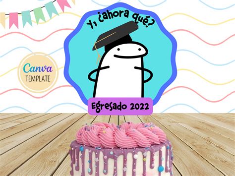 Flork Dise Os Cake Topper Graduacion Egresados Prepa Etsy Denmark