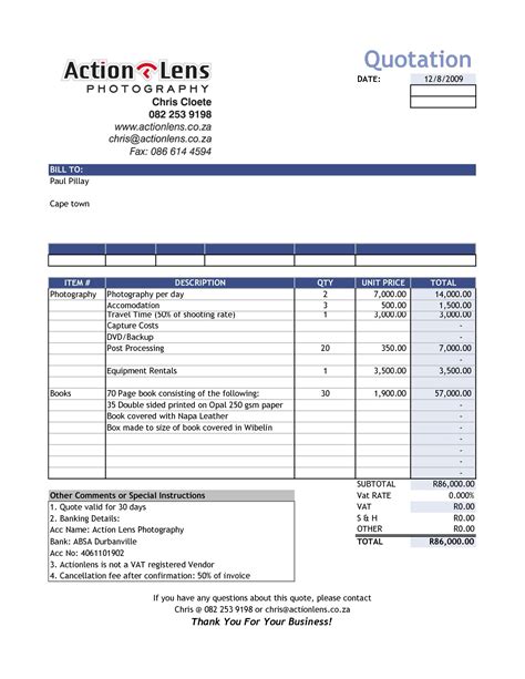 Sales Invoice Template Excel Free Download | Invoice Template Ideas