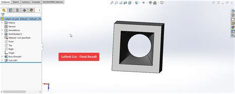 Solidworks Macro Create Lofted Cut The Cad Coder