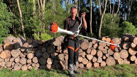 Stihl Brushcutter Harness Setup Youtube