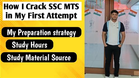 How I Crack SSC MTS 2022 In My First Attempt From 10th Fail To