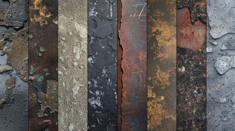 premium photo lineup  natural stone material samples displaying