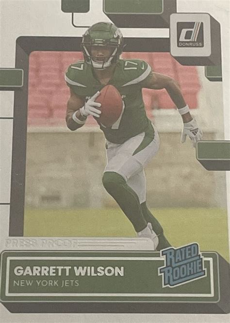 Garrett Wilson Donruss Press Proof Silver Price Guide