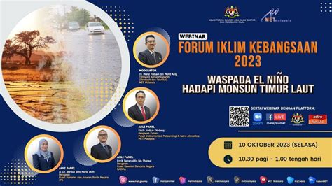 LANGSUNG Forum Iklim Kebangsaan 2023 Waspada El Nino Hadapi Monsun