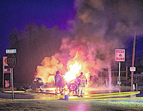 Man Escapes Burning Truck The Times Gazette