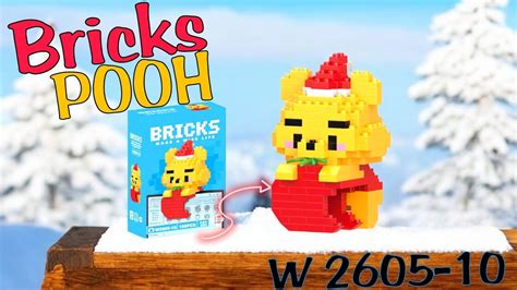 TUTORIAL MERAKIT LEGO BRICKS WINIE THE POOH W2605 10 YouTube