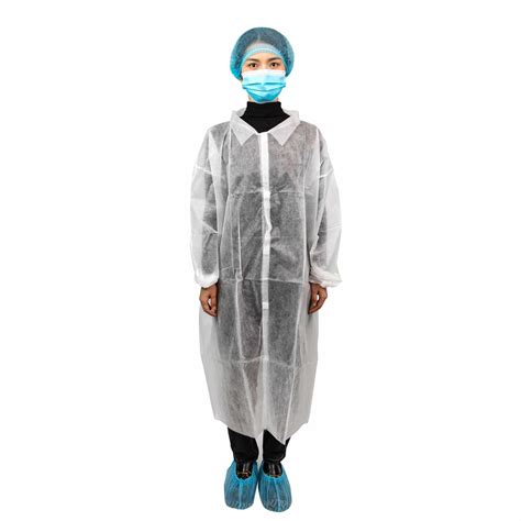 Lab Coats | Disposable PP non-woven lab coat - YouFu Medical