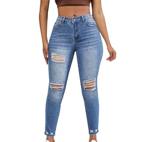 Ierhent Jeans For Women Low Rise Womens Stylish High Waisted Curvy