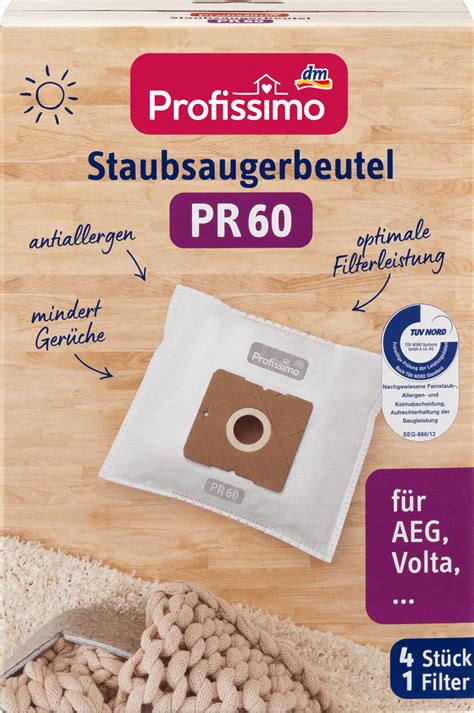 Profissimo Staubsaugerbeutel PR 60 4 St dauerhaft günstig online