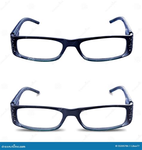 Glasses Spectacles Front Isolated Stock Photo Image 55205786