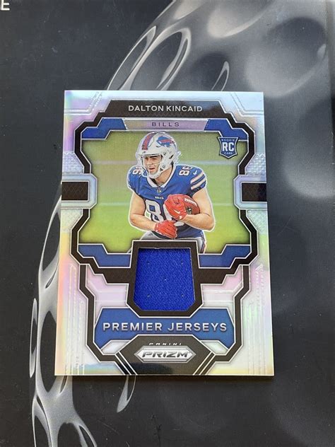 Panini Prizm Dalton Kincaid Premier Jerseys Silver Rookie Rc Pj