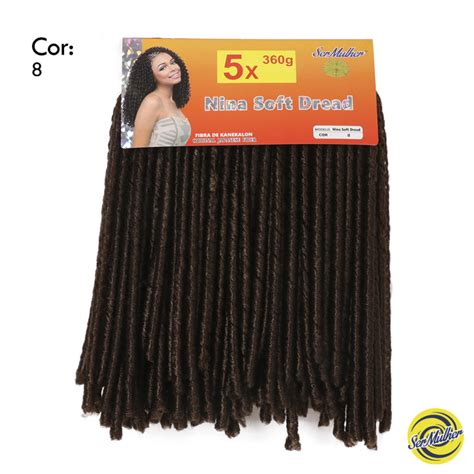 Nina Soft Dread G Fibra Sint Tica Ser Mulher Seu Atacado Do Cabelo