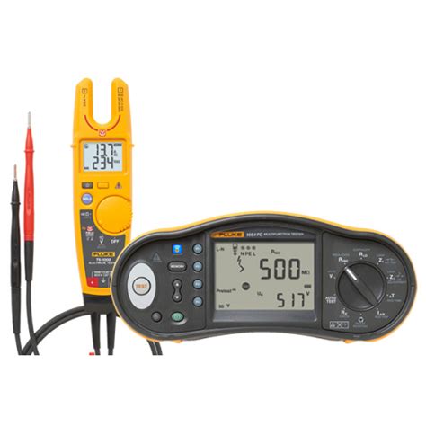 Fluke 1664fc Multifunction Tester And Fluke T6 1000 Pro Electrical Tester