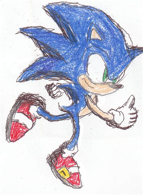 Modern Sonic Running By Gamma V On Deviantart