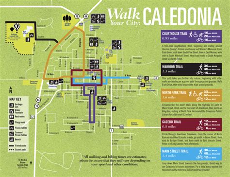 Caledonia County Walking Path In Minnesota