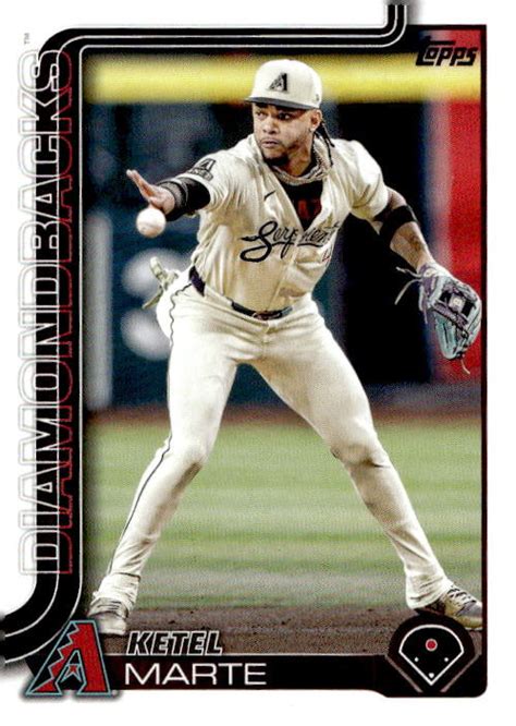 Ketel Marte 2025 Topps Baseball Series One 128 Arizona