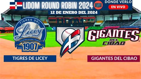 🇩🇴lidom⚾️dónde Ver En Vivo Tigres De Licey Vs Gigantes Del Cibao En El