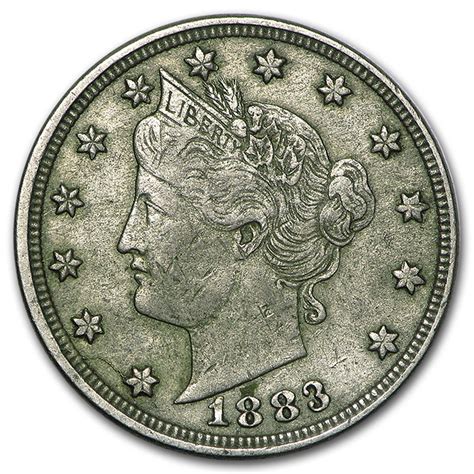 Buy 1883 Liberty Head V Nickel Wcents Vf Apmex