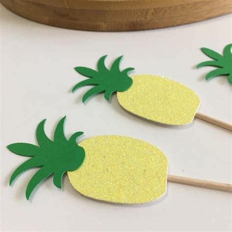 Luau Cupcake Toppers Fiesta Hawaiana Luau Fiesta Decoraci N Etsy