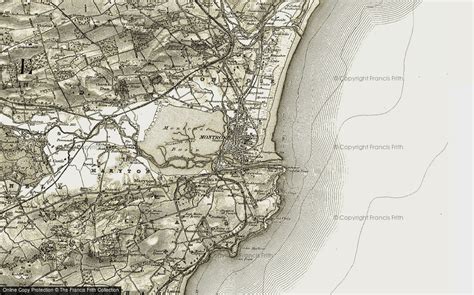 Historic Ordnance Survey Map of Montrose, 1907-1908