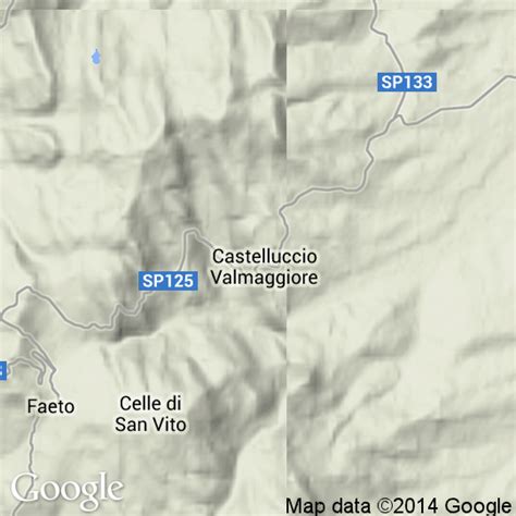 Mappa Di Castelluccio Valmaggiore Cartine Stradali E Foto Satellitari