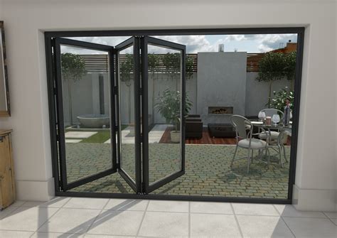 Part Q Mm Grey Aluminium Bifold Doors Right Bifold Doors At